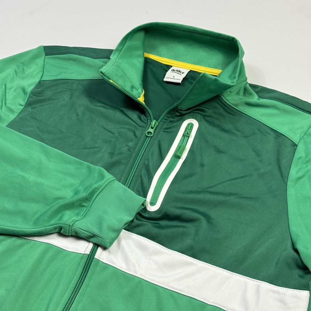 Bonobos Fielder Jacket Mens Medium Green Full‎ Zip Track Athletic Polyester